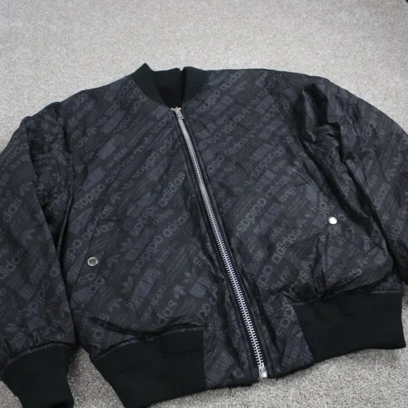 Adidas x Alexander Wang Jacket Men's M Black L/S Reversible "Packaging Paper" - Picture 3 of 13